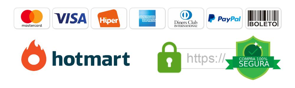 Compra segura Hotmart - Métodos de pago seguros